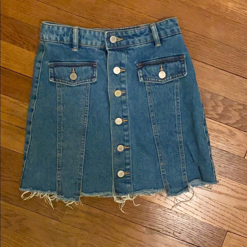 Zara denim skirt